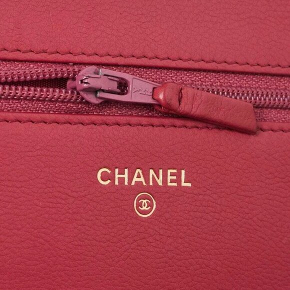 Chanel Pink Quilted Calfskin Leather WOC Clutch Bag - Picture 7 of 12